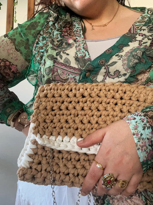 Pochette Boho au crochet