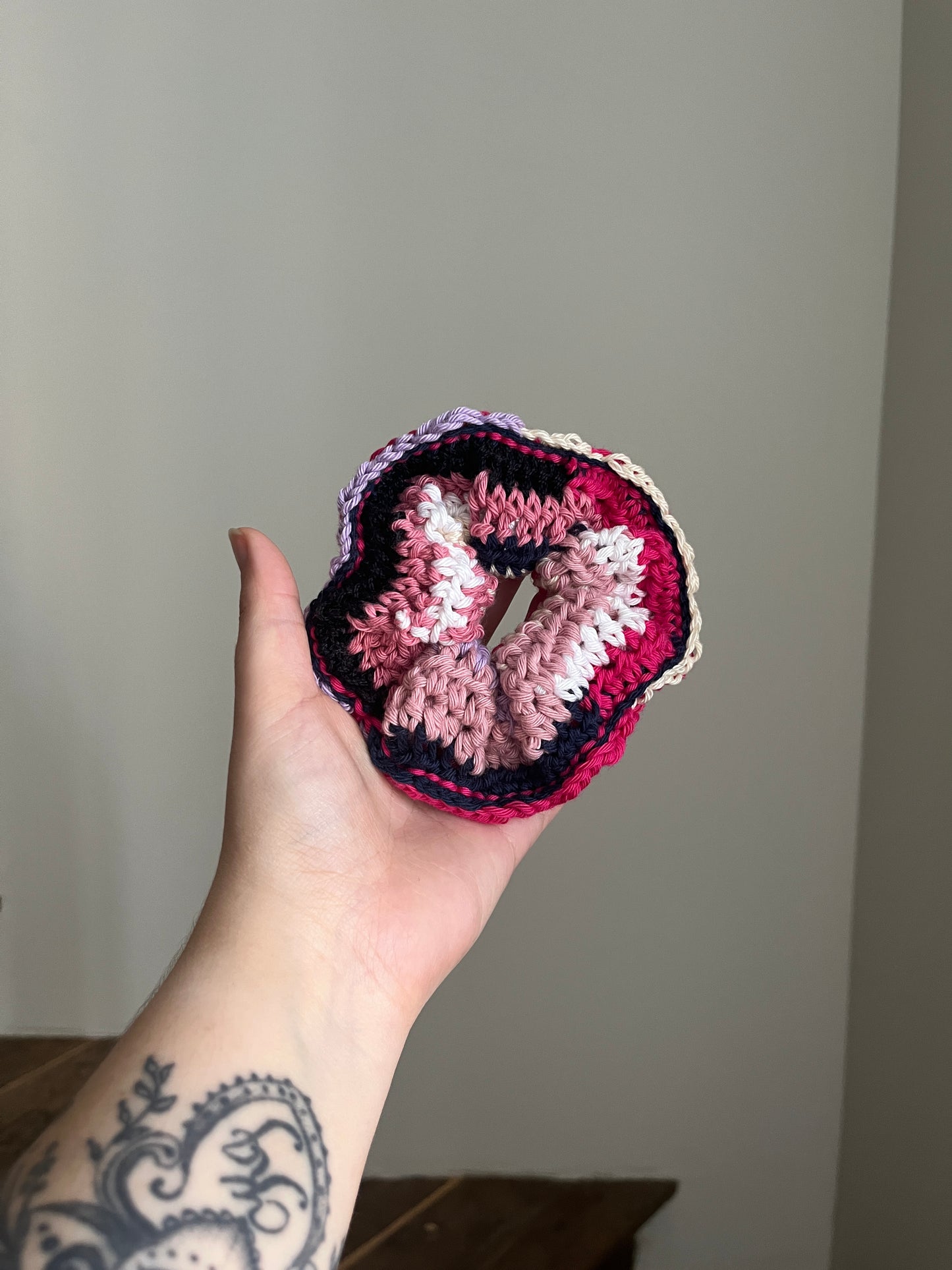 Chouchou fin de pelotes au crochet #2 !