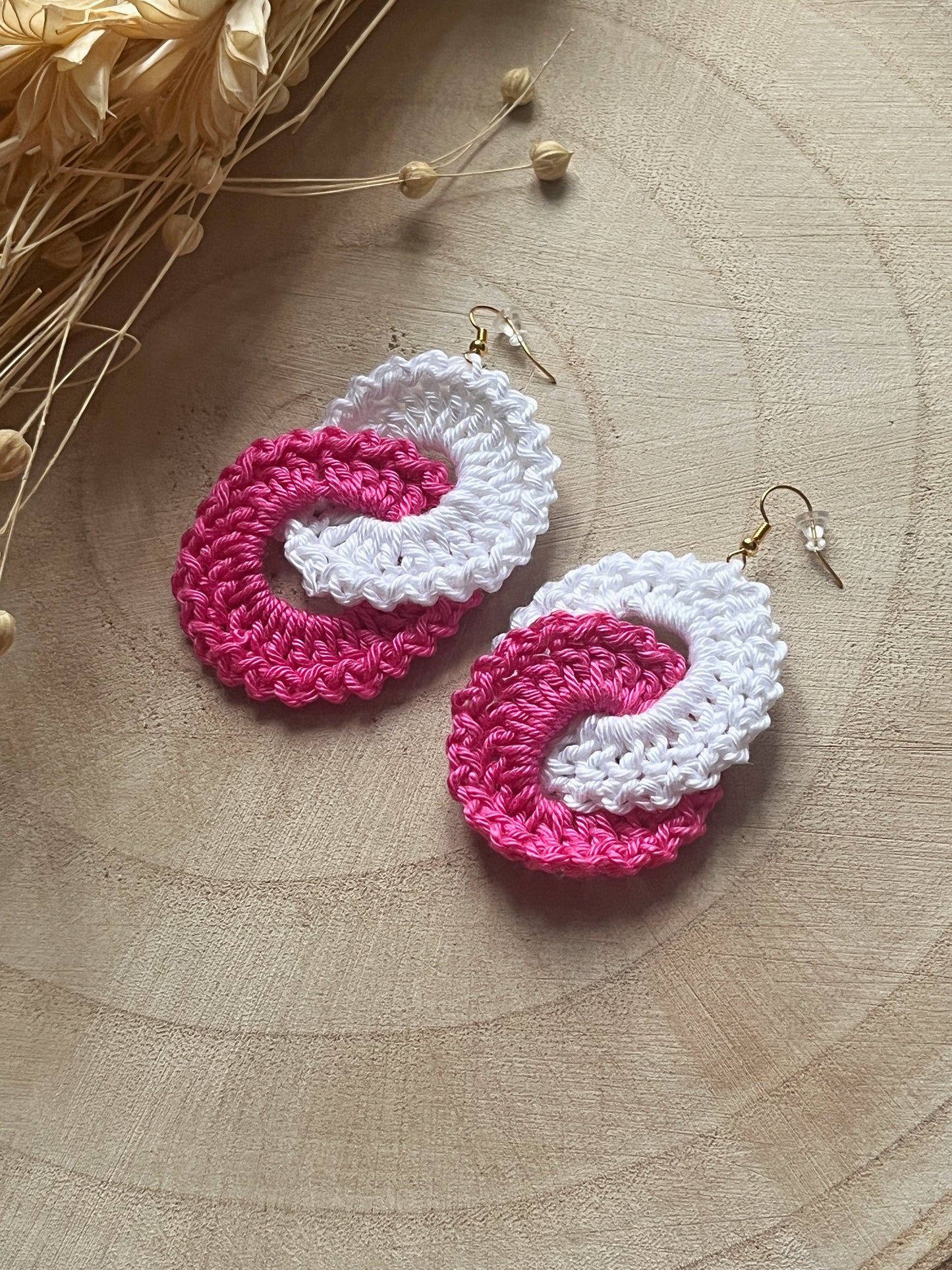 Boucles d’oreilles au crochet