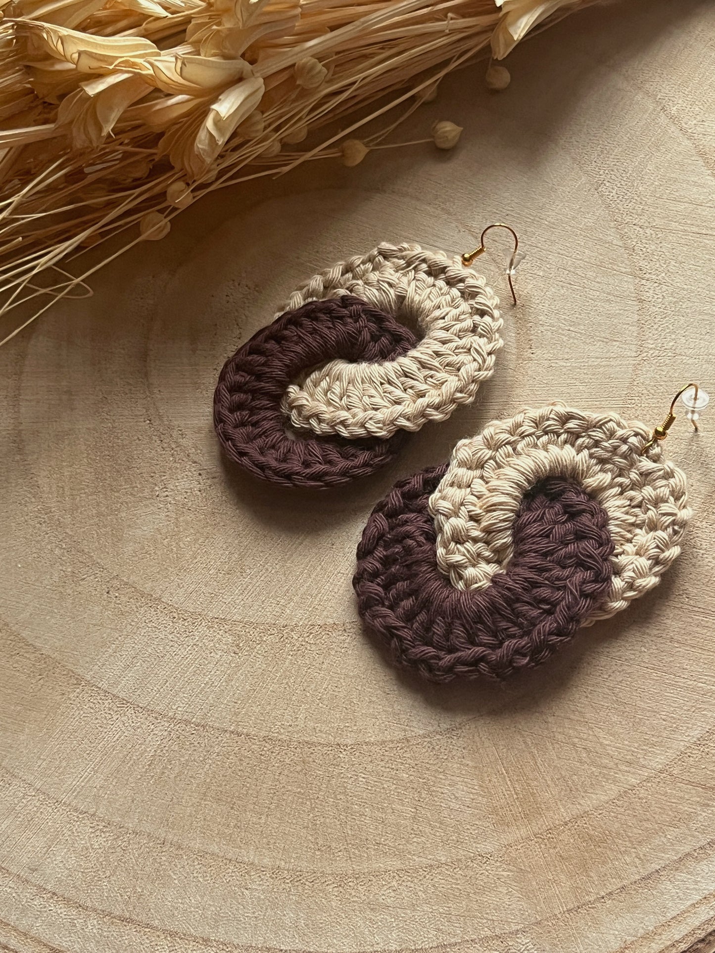Boucles d’oreilles au crochet