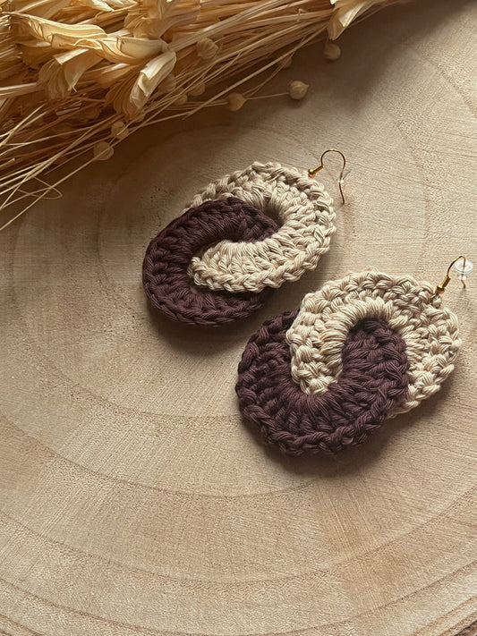 Boucles d’oreilles au crochet