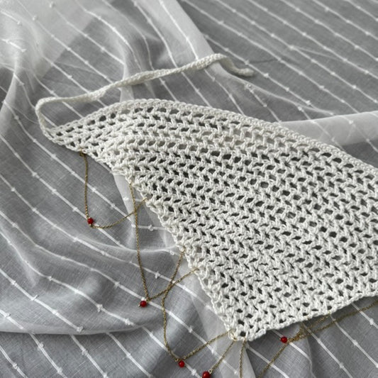 Bandana au crochet, Le Noeud du Corsaire Mërs x Lili Studio