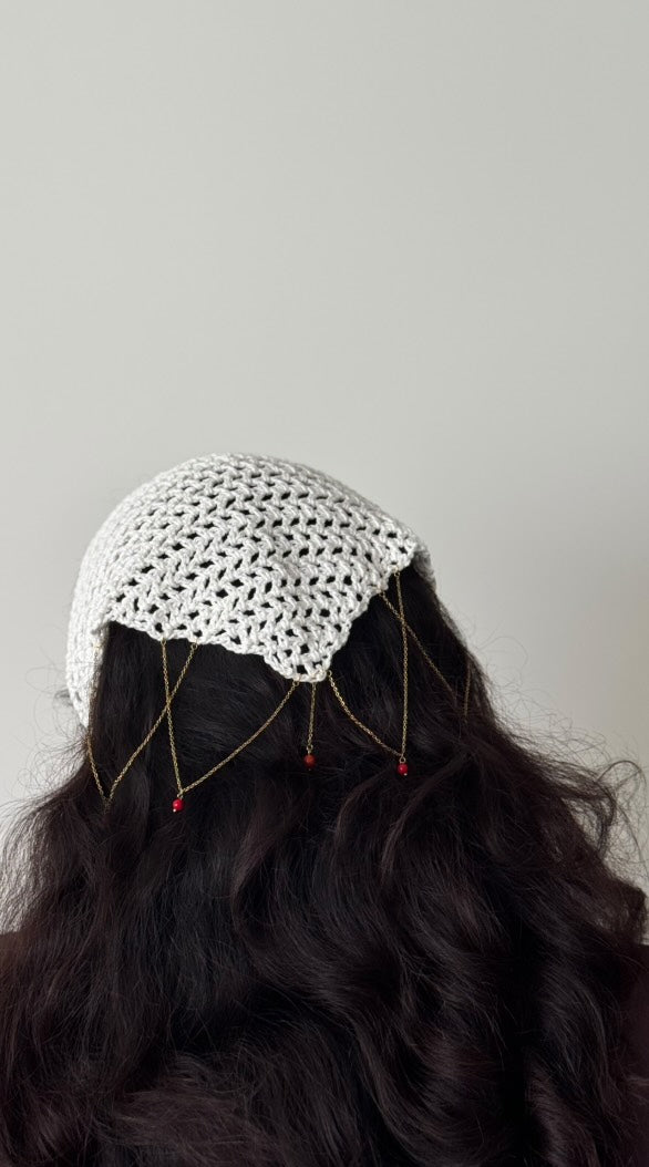 Bandana au crochet, Le Noeud du Corsaire Mërs x Lili Studio
