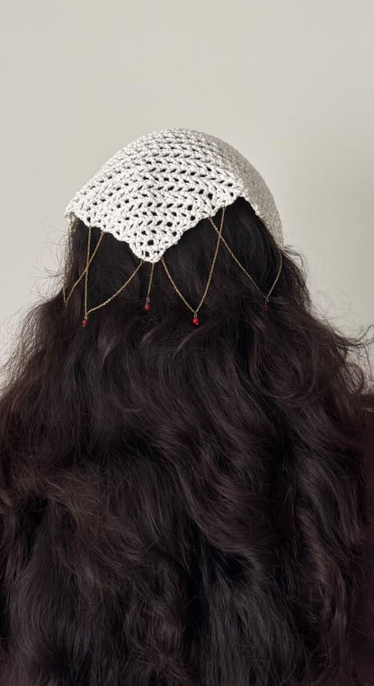 Bandana au crochet, Le Noeud du Corsaire Mërs x Lili Studio